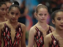 Las nuevas generaciones de gimnastas despliegan sus habilidades en el Torneo de la Rosa. EL INFORMADOR/F. Atilano