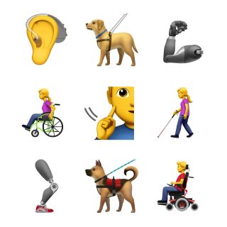 Apple diseña emojis para representar discapacidades