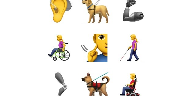 Apple dise&ntilde;a emojis para representar discapacidades