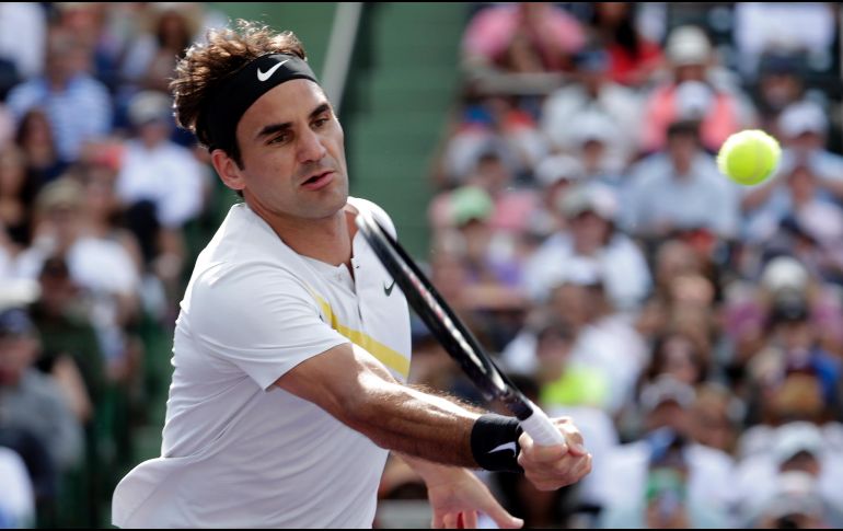 Federer cuenta en su palmarés con los títulos de las ediciones 2005, 2006 y 2017 del torneo de Miami. AP/L. Sladky