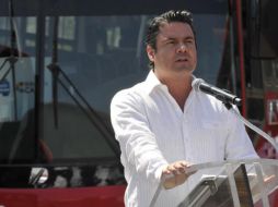 Aristóteles Sandoval afirma estar trabajando duro para mejorar el transporte en el Estado, pues este presenta 