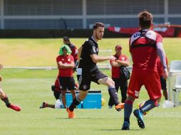 Ángelo Henríquez. Buen resultado para los rojinegros, en tiempo de crisis. TWITTER/@AtlasFC