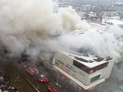 Fotogalería: Tragedia por incendio en centro comercial de Rusia
