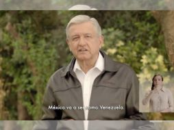 López Obrador llamó a los ciudadanos a votar por los candidatos de la coalición Juntos Haremos Historia. TWITTER /