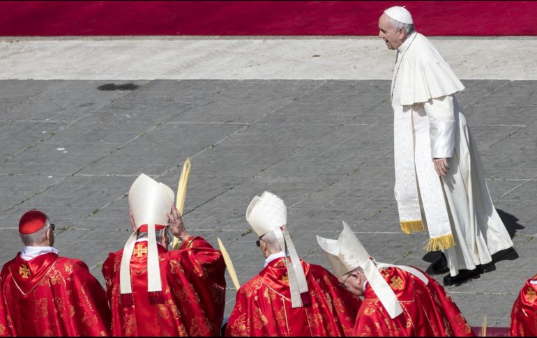 La seguridad en el Vaticano se ha reforzado debido a las festividades de Semana Santa. EFE/A. Carconi