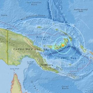 Sismo de 6.6 grados sacude el este de Papúa Nueva Guinea