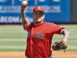 Héctor Velázquez. El abridor mexicano fue adquirido por los Medias Rojas el año pasado. AP