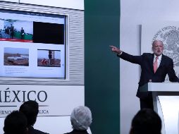 Federico Patiño habla sobre la construcción del Nuevo Aeropuerto Internacional de la Ciudad de México., SUN/A. Leyva