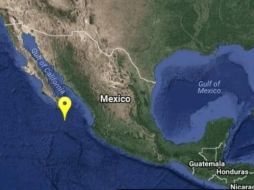 El epicentro se registró a 193 kilómetros al sureste de Cabo San Lucas, a una profundidad de 10 kilómetros y con latitud 21.31 y longitud -109.15. TWITTER/@SNNMexico