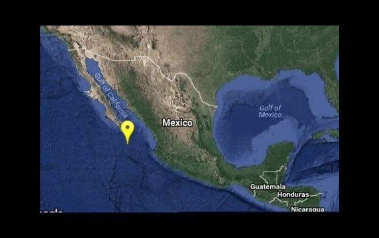 El epicentro se registró a 193 kilómetros al sureste de Cabo San Lucas, a una profundidad de 10 kilómetros y con latitud 21.31 y longitud -109.15. TWITTER/@SNNMexico