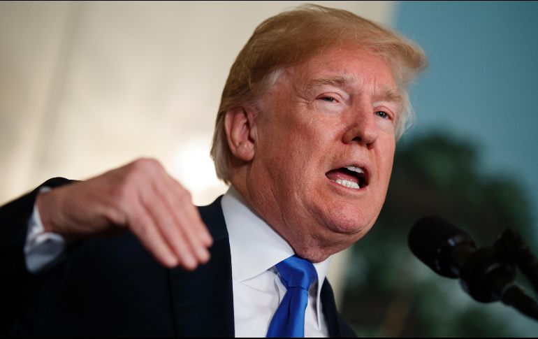 El presidente de EU manifestó que 