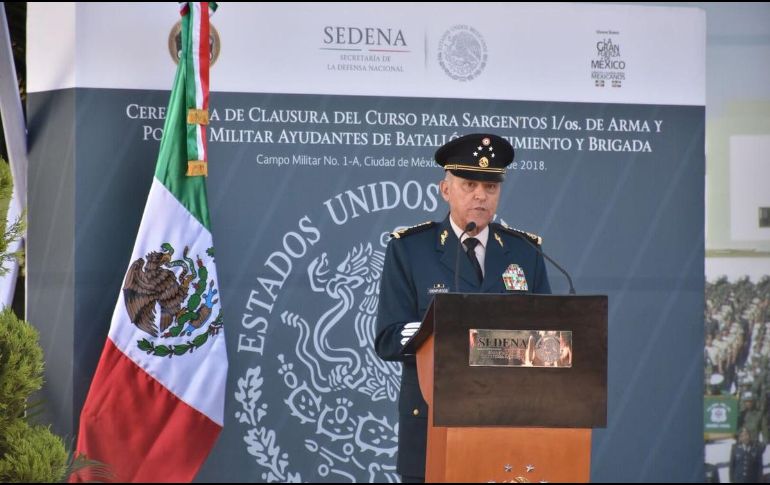 Respecto a la Ley de Seguridad Interior, señaló que sólo piden un marco jurídico, “el que quieran, pero que nos lo den”. TWITTER / @S_Cienfuegos_Z