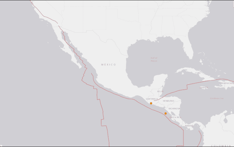 Hasta el momento no hay reportes sobre la percepción del sismo en la zona. ESPECIAL/ USGS