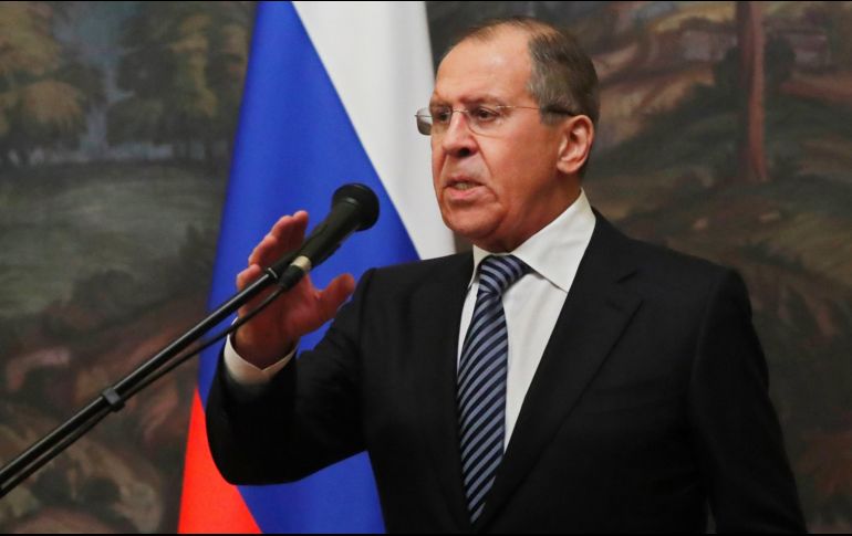 Sergei Lavrov el ministro de Asuntos Exteriores de Rusia, aseguró que esta es “una medida de golpe por golpe contra EU”. EFE / S. Chirikov
