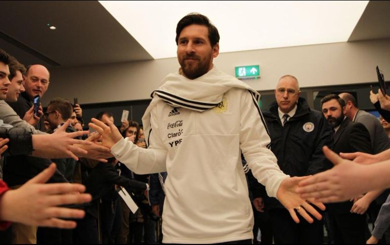El gesto del astro del Barcelona habría sido apreciado por los otros integrantes de la Selección. TWITTER/@Argentina