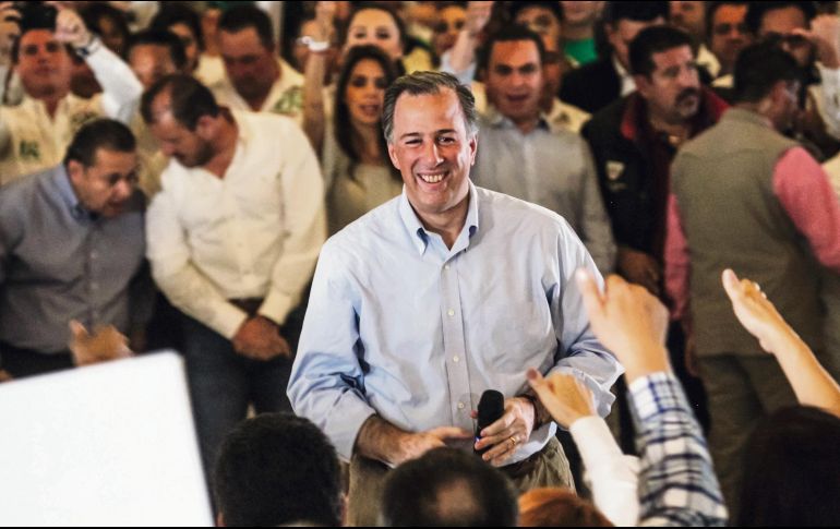 El candidato iniciará su campaña mañana en Mérida, Yucatán. EL INFORMADOR/G. Gallo