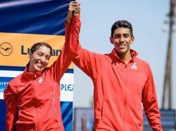 Con un acumulado de mil 393 unidades, Padilla y Arceo se quedaron con la tercera posición. TWITTER/@Conade