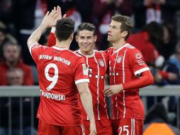 La victoria por goleada permite que el Bayern llegue con la moral en alto para el duelo de Champions League contra el Sevilla, la próxima semana. AP/M. Schrader