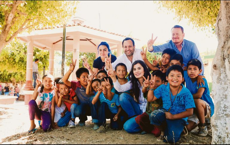 Los candidatos fueron recibidos en la Casa del Consejo Mayor de la comunidad indígena del municipio. ESPECIAL