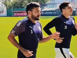 El defensa Hedgardo Marín trota en la cancha Fausto Prieto de Verde Valle. EL INFORMADOR/J. Robles