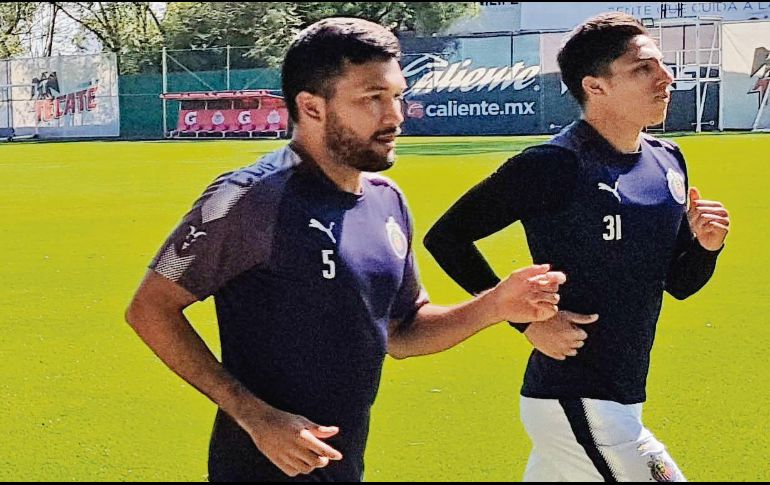 El defensa Hedgardo Marín trota en la cancha Fausto Prieto de Verde Valle. EL INFORMADOR/J. Robles