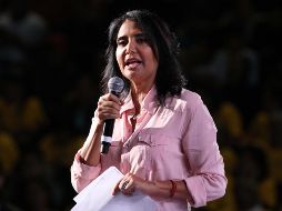 Barrales arremetió contra la candidata de Morena, Claudia Sheinbaum a quien pronunció como la responsable del impacto de dicha tragedia. NTX/ G. Durán