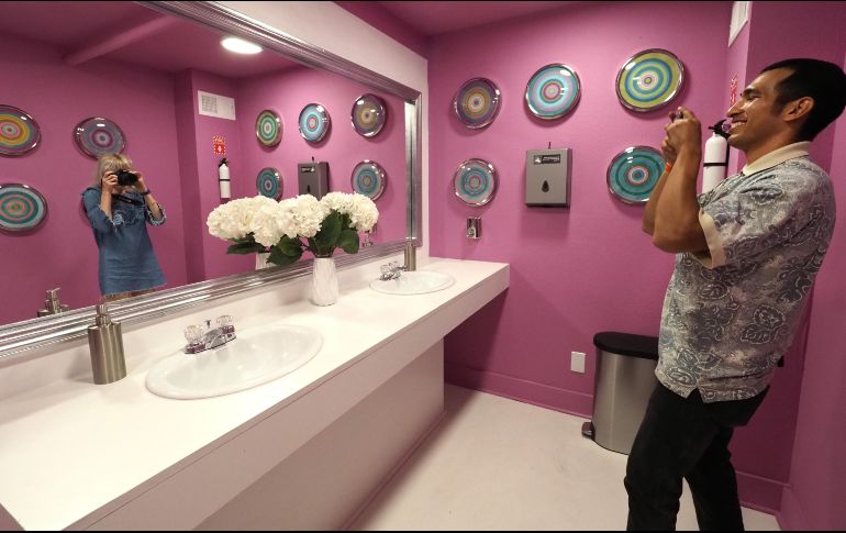 Desde un baño que no da el reflejo de un espejo. AFP/R. Beck