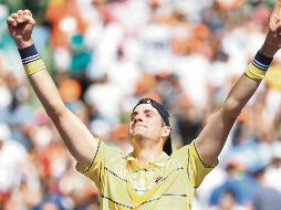 John Isner es el primer estadounidense desde Andy Roddick, en 2010, en ganar el Abierto de Miami, además lo hizo en el último año del torneo en Cayo Vizcaíno. AFP/M. Reaves