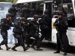 El artefacto fue detectado esta mañana en el centro comercial Redbank. EFE/ARCHIVO