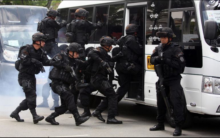 El artefacto fue detectado esta mañana en el centro comercial Redbank. EFE/ARCHIVO