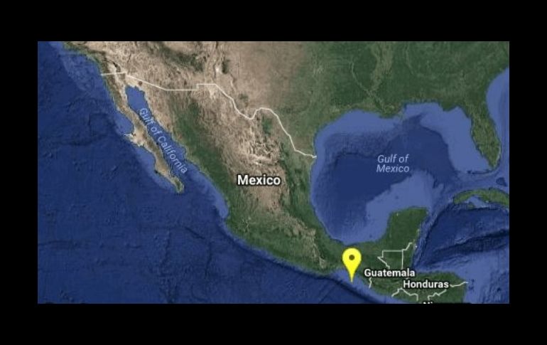 El temblor no ocasionó daños o víctimas. TWITTER/@SSNMexico