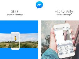 Facebook precisó que las fotos de 360 grados en Messenger están disponibles en todo el mundo tanto en iOS como en Android. TWITTER / @messenger