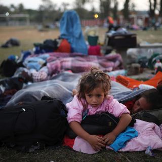 Fotogalería: Caravana de migrantes, detenida en Oaxaca