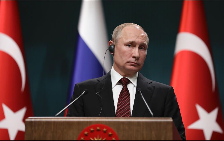 Putin dice que el tipo de gas nervioso utilizado en el envenenamiento puede elaborarse en unos 20 países. AP / B. Ozbilici