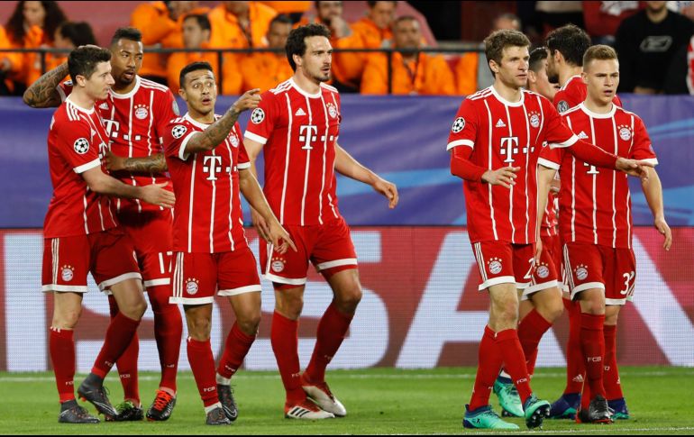 Al Bayern le bastará con un empate en la vuelta en Munich la semana entrante para alcanzar las semifinales. AP / M. Morenatti