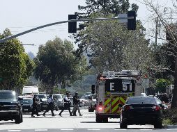 La presencia de una persona armada en las instalaciones de la compañía YouTube generó una intensa movilización policial. AP /J. Chiu