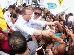 Anaya realizó un mitin en Matamoros. SUN / A. Ojeda