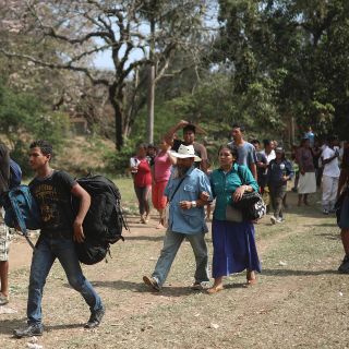 Reportan detención de grupo de migrantes que participaba en caravana
