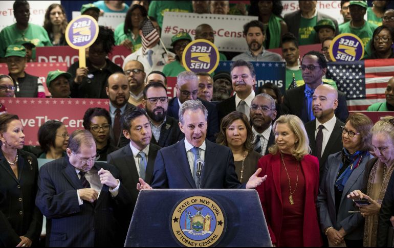 Eric Schneiderman, fiscal general de Nueva York, anunció la nueva demanda en una corte federal en Manhattan. AFP/D. Angerer