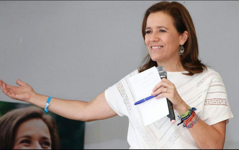 “A la hora de defender la dignidad nacional, todos hablamos con una sola vez y le exigimos respeto”, dice Zavala a Trump. NTX / Especial