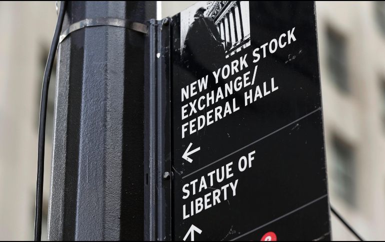 La misma tendencia muestra el NYSE Composite que sube 51.70 puntos (0.41 por ciento) al situarse en 12 mil 518.15 unidades. AP / ARCHIVO