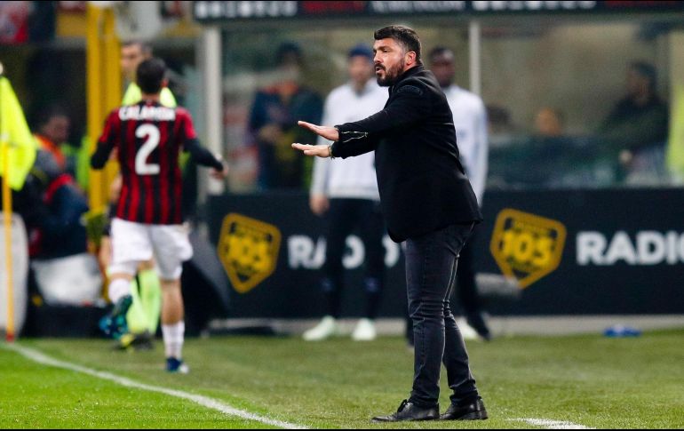 Cuando Gattuso tomó el relevo de Vincenzo Montella en noviembre, dudaban sobre la capacidad del ex jugador, con escasa experiencia como entrenador. EFE / ARCHIVO