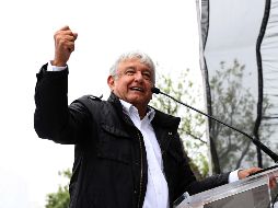 López Obrador destaca que desterrará la corrupción, pondrá orden, moralizará al país y mejorará la imagen de México en el extranjero. SUN / V. Rosas
