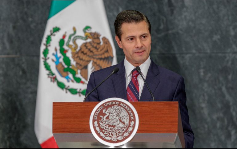 Peña Nieto ofrecerá el mensaje a la nación este jueves. NTX / A. Rodríguez