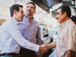 Castro Reynoso acudió a los municipios de Arandas y Tepetitlán para sostener un encuentro con candidatos y estructura priista del Distrito tres. TWITTER / @micasrey