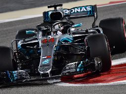 Hamilton concluyó la primera jornada de ensayos libres registrando el cuarto mejor tiempo. AFP/G. Cacace
