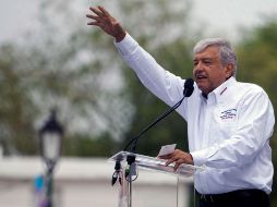 López Obrador ofreció un mitin en su segundo día de gira por Tamaulipas. AFP / ARCHIVO
