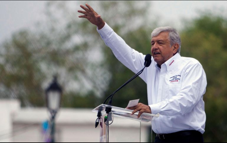 López Obrador ofreció un mitin en su segundo día de gira por Tamaulipas. AFP / ARCHIVO