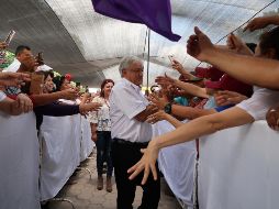  El aspirante de los partidos Morena, del Trabajo (PT) y Encuentro Social sostiene que la transformación del país es el objetivo superior de su movimiento. NTX