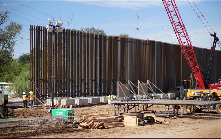 Trump ha presumido el reemplazo de tramos de valla fronteriza como el 